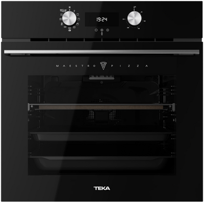 Встраиваемый электрический духовой шкаф Teka Maestropizza HLC 8510P NIGHT RIVER BLACK 111130010 - фото 83942