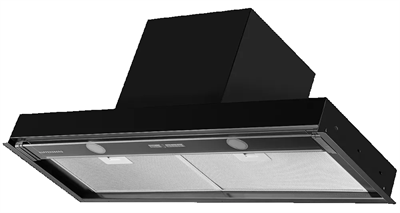 Встраиваемая вытяжка Kuppersberg NANCY S 90 Black 00006947 - фото 87163