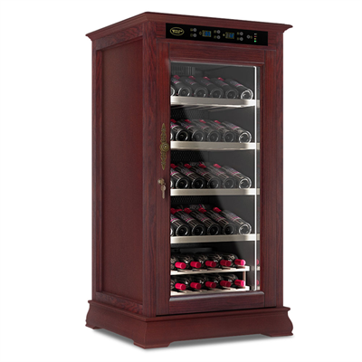 ColdVine C66-WM1 (Classic) винный шкаф отдельностоящий, 200 л, 700х650х1330 мм, махагон - фото 9890