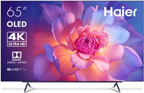 65" Телевизор HAIER S9, OLED, Ultra HD 4K, черный, СМАРТ ТВ, Android dh1xu1d00ru