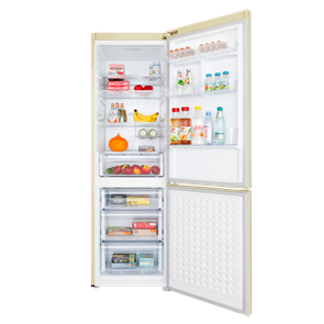 Холодильник Maunfeld MFF195NFBG10 бежевый (двухкамерный)