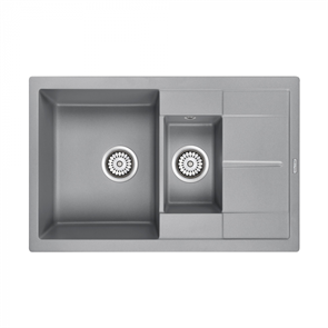 Кухонная мойка Paulmark Feste PM237850-GRM серый металлик pm237850-grm