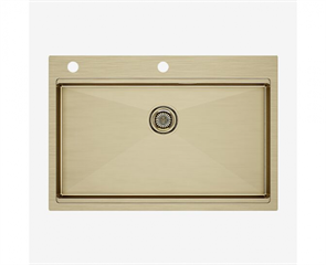 Мойка Paulmark VAST-PRO PM707551-BG брашированное золото pm707551-bg