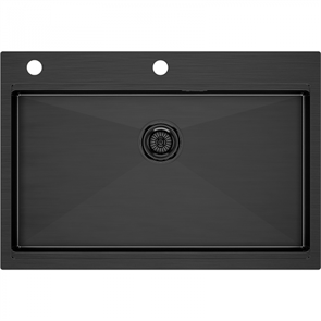 Мойка Paulmark VAST-PRO PM707551-GM вороненая сталь pm707551-gm
