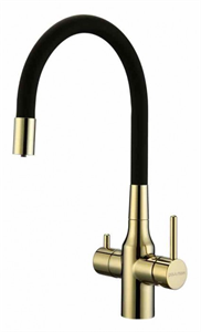Смеситель для кухни Paulmark Salix золото Sa213419-G sa213419-g