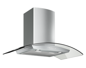 Вытяжка каминная Elikor Аметист S4 90Н-700-Э4Д,  нержавеющая сталь/тонированное стекло,  кнопочное управление [940698] 940698