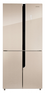 Трехкамерный холодильник отдельностоящий NORDFROST RFQ 510 NFGY inverter 00000318068