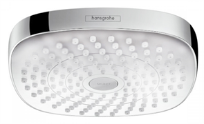 Верхний душ Hansgrohe Croma Select E 180 26524400, 18х18 см, 2 типа струи, без держателя, цвет белый/хром 26524400