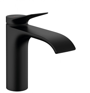 Смеситель для раковины Hansgrohe Vivenis 75022670, без донного клапана, черный матовый 75022670
