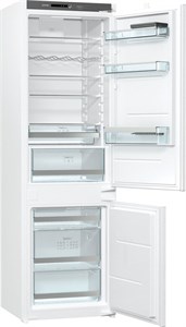 Gorenje NRKI4182A1 холодильник-морозильник встраиваемый, 248 л, класс энергопотребления А++, No Frost, 54x54.5x177.2 см, белый