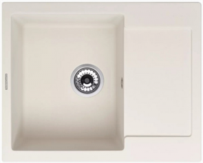 Кухонная мойка Kuppersberg Modena 1B1D white alabaster 00008037