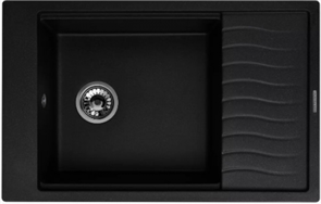 Кухонная мойка Kuppersberg MILA 1B1D BLACK 00008293