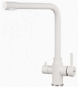 Смеситель для кухонной мойки Kuppersberg Geo KG2385CR white 00008367