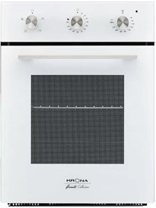 Встраиваемый электрический духовой шкаф Krona Breve 45 WH 00026333