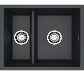 ALVEUS Мойка для кухни ALVEUS OMNI 50 GRANITAL CARBON-G91  550x450x198 с сифоном 1150202 1150069