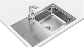 Металлическая мойка Teka UNIVERSE 50 T-XP 1B 1D MAX MCTXT 115110030