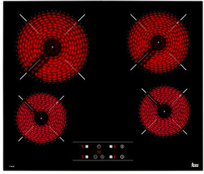 Teka TT 6415 стеклокерамическая поверхность