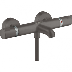 Смеситель Hansgrohe Ecostat Comfort для ванны и душа, термостатический, хром черный шлифованный, 13114340 13114340