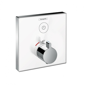 Смеситель Hansgrohe ShowerSelect 15737400 термостатический, белый/хром 15737400