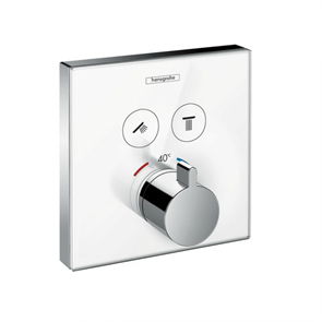 Смеситель Hansgrohe ShowerSelect 15738400 для душа, термостатический, белый/хром 15738400