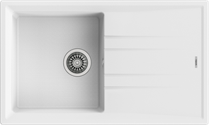 Teka STONE 50 B-TG 1B 1D, мойка, гранит, белый 115330019
