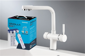 Комплект кухонный смеситель Granula 2088 Арктик + Фильтр Granula, 2088wh+АКС-002 2088 арктик+акс-002