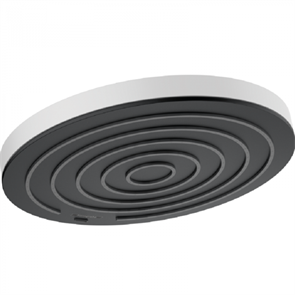 Верхний душ Hansgrohe Pulsify 24140700 S, 26 см, 1 режим струи, белый матовый, диск графит 24140700