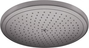 Верхний душ Hansgrohe Croma 26220340 280, 28 х 28 см, 1 режим струи, без держателя, черный хром шлифованный 26220340