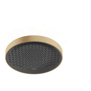 Верхний душ Hansgrohe Rainfinity 26231140, 36 х 36 см, 1 режим струи, без держателя, шлифованная бронза 26231140