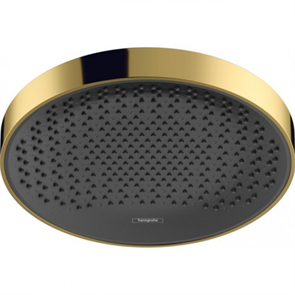 Верхний душ Hansgrohe Rainfinity 26231990, 36 х 36 см, 1 режим струи, без держателя, золото 26231990