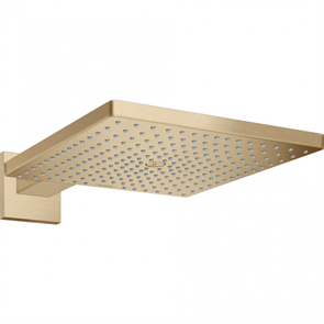 Верхний душ Hansgrohe Raindance 26238140, 300x300 мм, 1 режим струи, с держателем, шлифованная бронза 26238140
