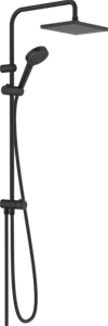 Душевой гарнитур Hansgrohe Vernis Shape 26289670 Showerpipe 230 1jet Reno EcoSmart, черный матовый, 2 режима струи 26289670