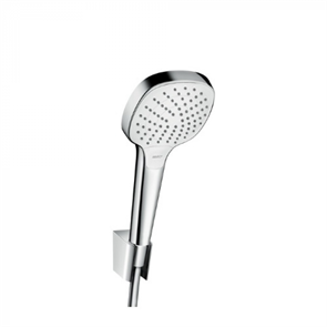 Душевой гарнитур Hansgrohe Croma Select E Vario Port 1,25 м, 26425400, корпус хром, лицевая часть белая, 3 режима струи 26425400