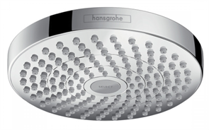 Верхний душ Hansgrohe Croma Select S 180 2 jet 26522000, 18х18 см, 2 типа струи, без держателя, цвет хром 26522000
