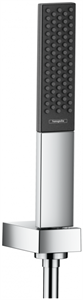 Душевой набор Hansgrohe Rainfinity 100 1jet, с держателем, шланг 160 см, хром, 26856000, 1 режим струи 26856000