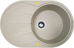 Кухонная мойка Zigmund & Shtain Kreis OV 770B речной песок 4250055630752
