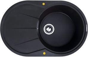 Кухонная мойка Zigmund & Shtain Kreis OV 770B черный базальт 4250055630769