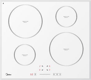 Встраиваемая индукционная варочная панель Midea MIH64721FW 4627121250549