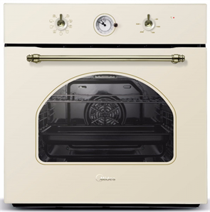 Midea MO58100RGI-B шкаф духовой электрический независимый, 60 см, стекло слоновая кость/фурнитура бронза 4627121251300