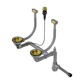 Сифон для мойки Omoikiri WK-2-LG-A 4956495 4956495