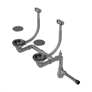 Сифон для мойки Omoikiri WK-2C-GM 4956498 4956498