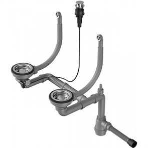 Сифон для двухчашевых моек Omoikiri WK-2-R-IN-A 4956506 4956506