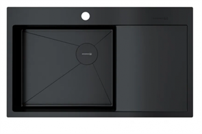 Мойка Omoikiri Akisame 86-GB-L Side графит 4997043 4957043