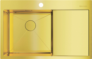 Кухонная мойка Omoikiri Akisame 78-LG-L светлое золото 4973085 4973085