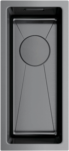 Кухонная мойка Omoikiri Taki 20-U/IF-GM вороненая сталь 4973105 4973105