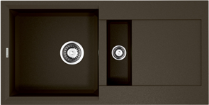 Кухонная мойка Omoikiri Sakaime 86-2-DC темный шоколад 4993201 4993201