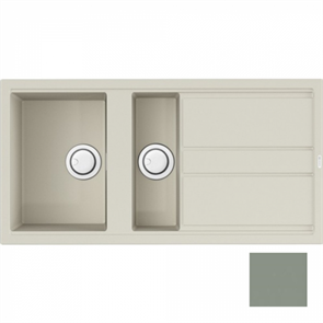 Кухонная мойка Omoikiri Kitagawa 100-2-WG Artceramic/wind green 4993252 4993252