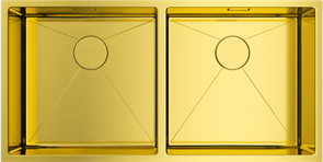 Кухонная мойка Omoikiri Taki 86-2-U/IF-LG светлое золото 4993792 4993792