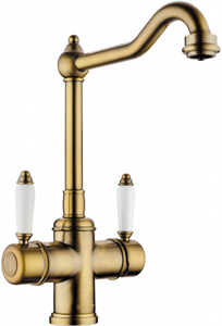 Смеситель для мойки Omoikiri Tottori-АВ (4994009) античная латунь 4994009