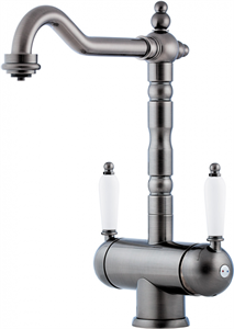 Смеситель для кухни Omoikiri Amagasaki-SI античное серебро 4994045 4994045
